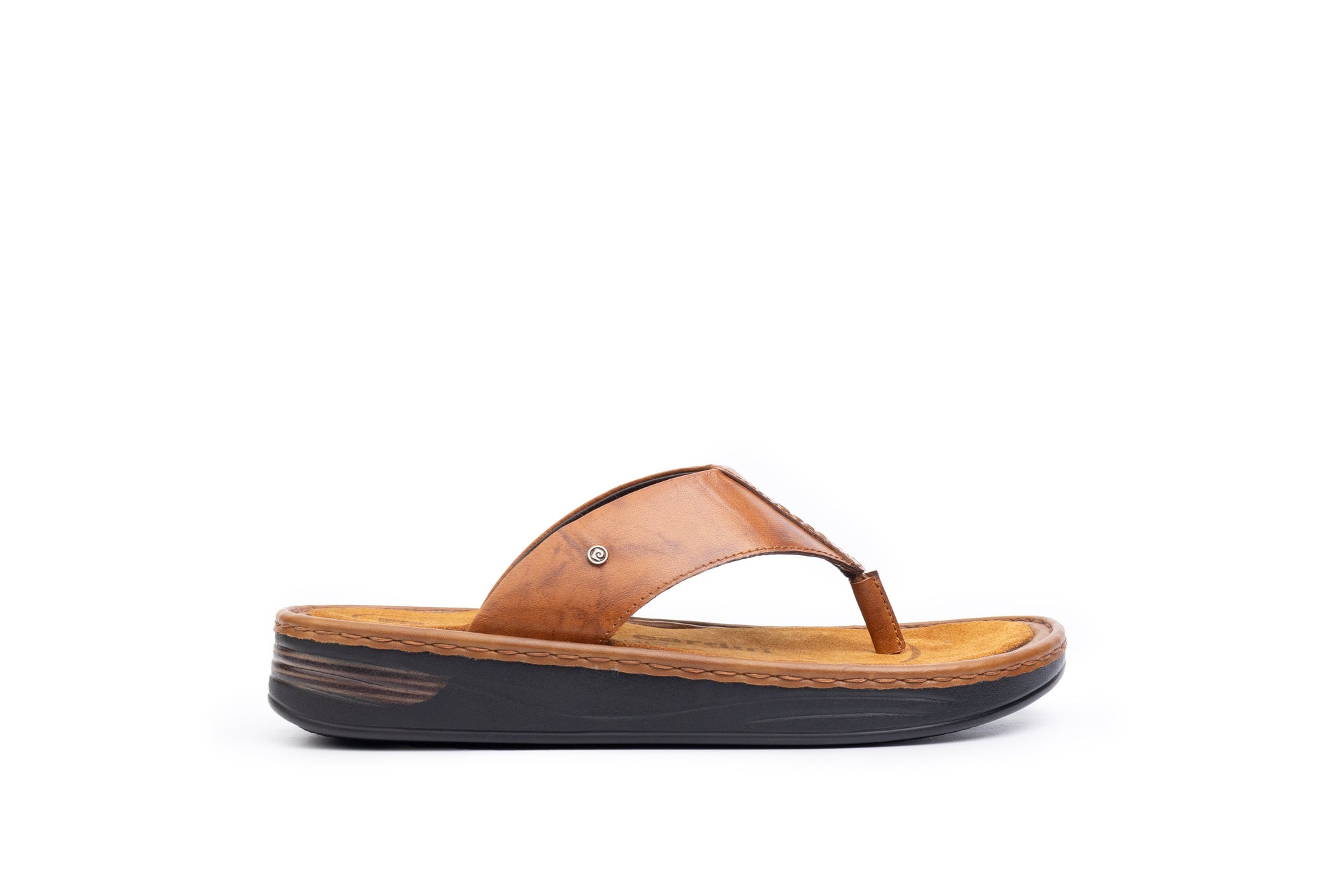 Hudson: Casual Tan Slipper