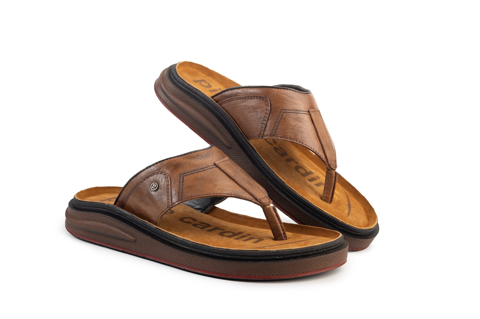 Azur: Tan Stitched Thong