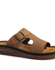 Azur: Camel Textured Buckle Slide