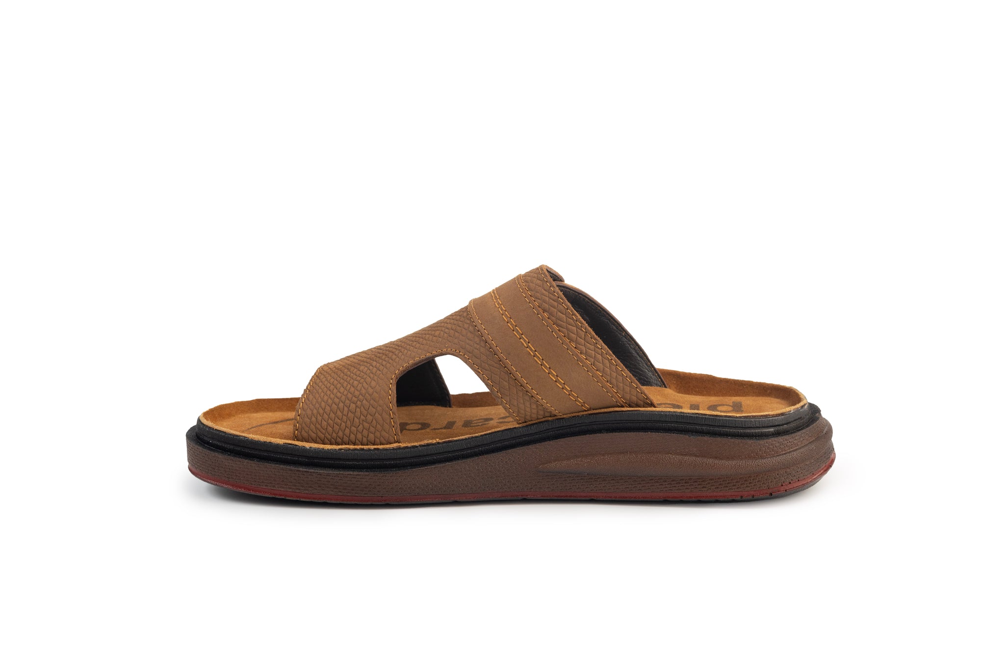 Azur: Camel Textured Buckle Slide