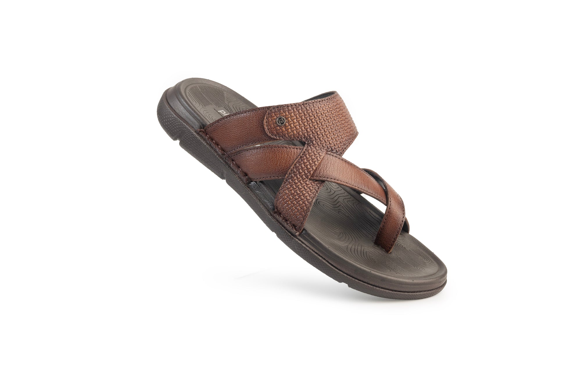 Vite: Tan Textured Sandal