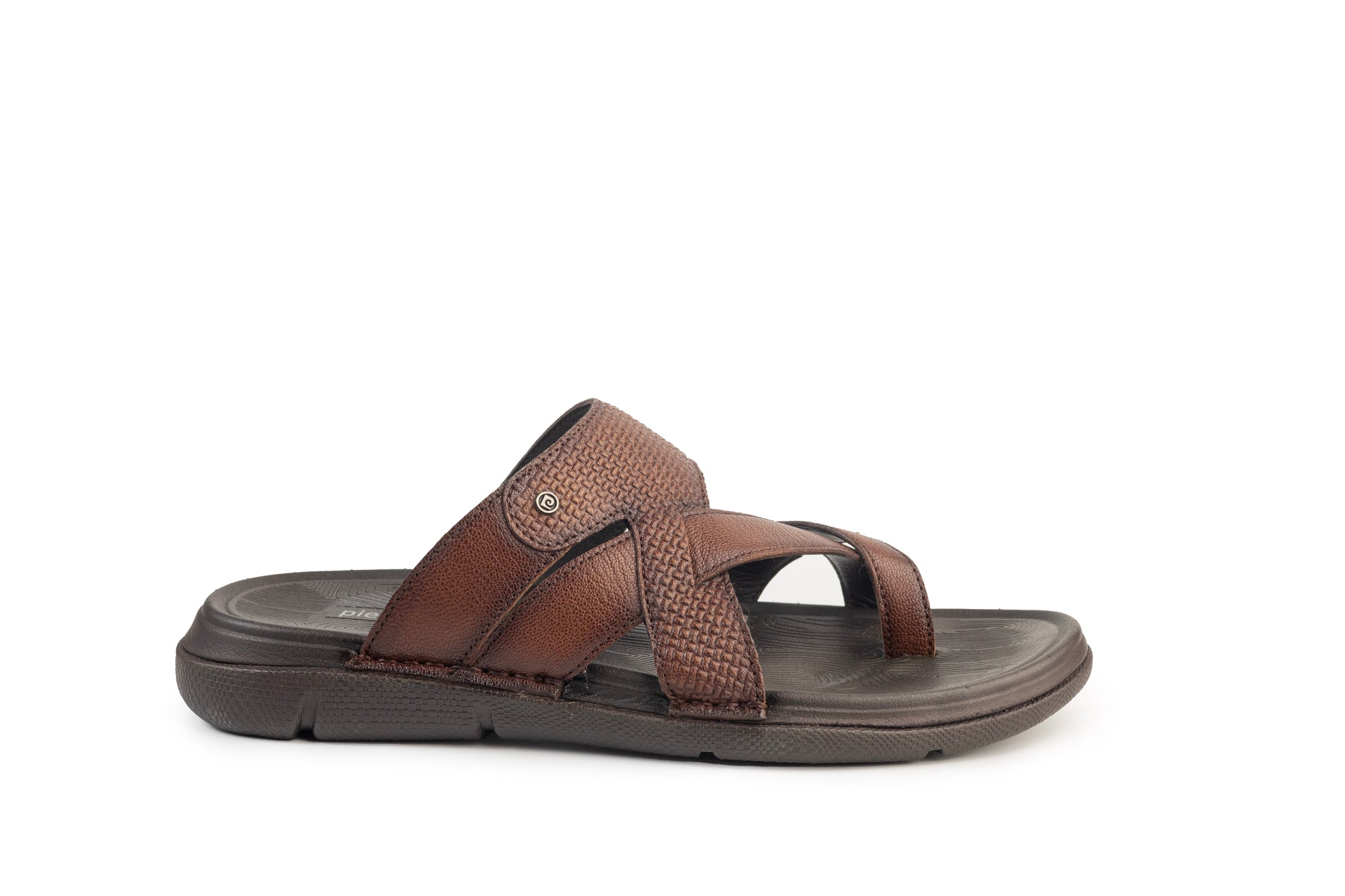 Vite: Tan Textured Sandal
