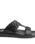 Vite: Black Dual-buckle Sandal