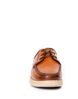 Marina: Weaved Cognac Derby