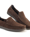 Marseille Café Suede Loafers
