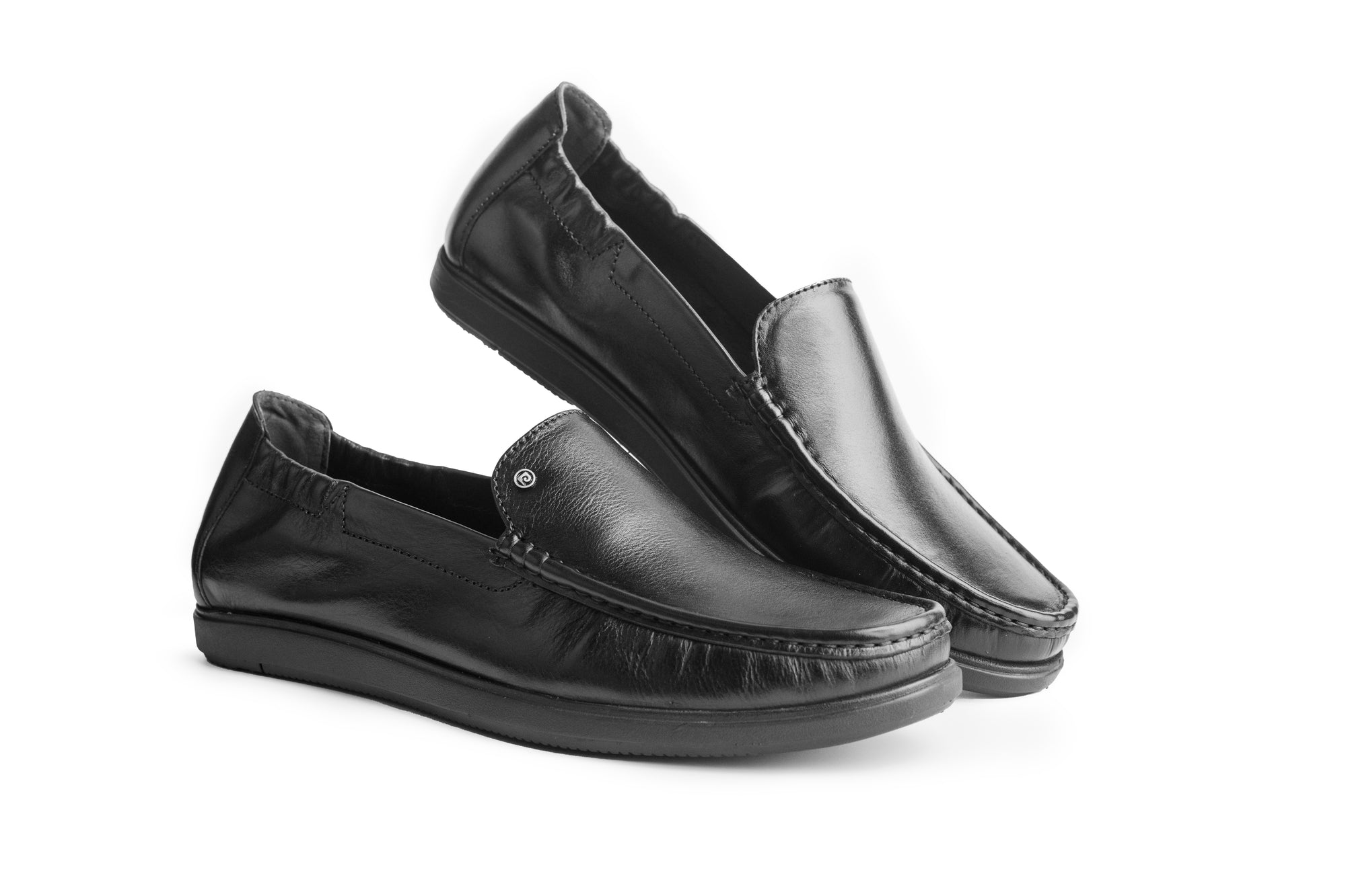 Marseille: Black Polished Loafer