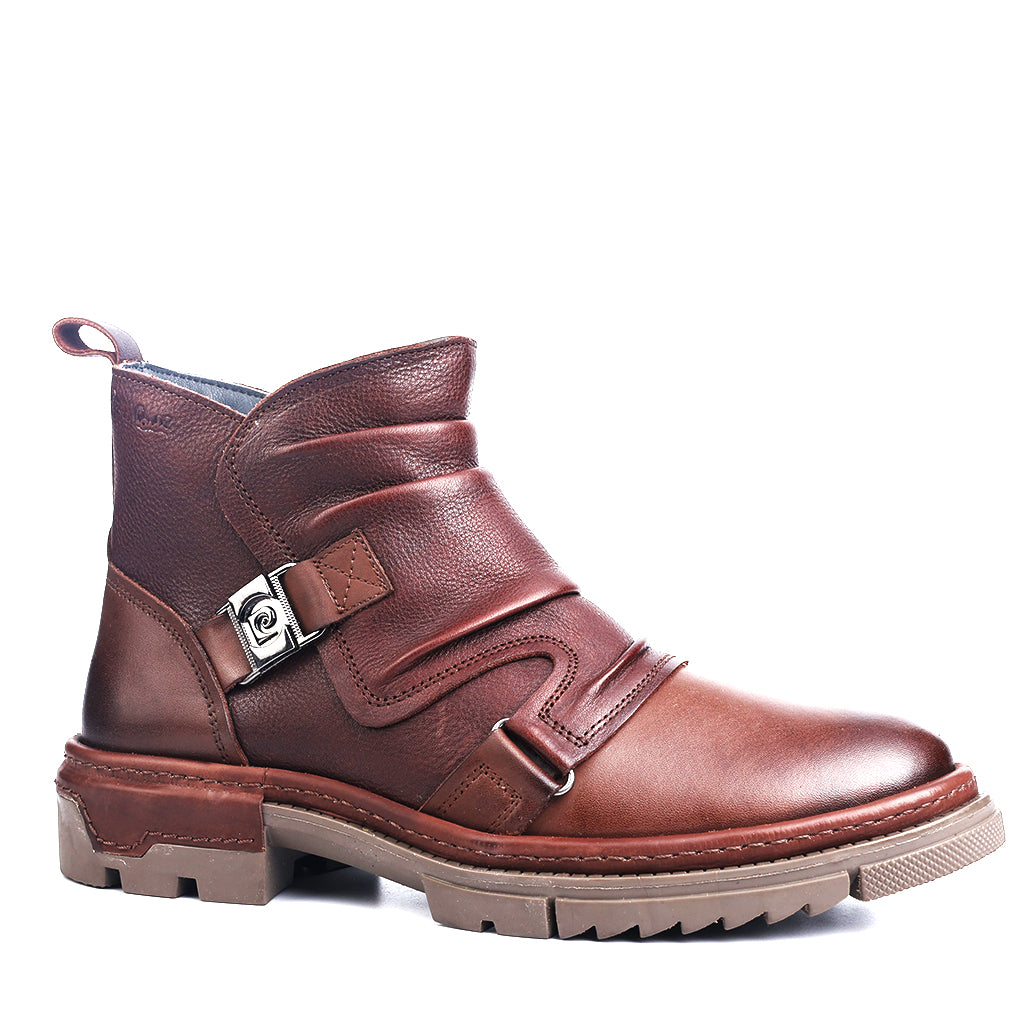 Atlas: Cafe Biker-styled Boots