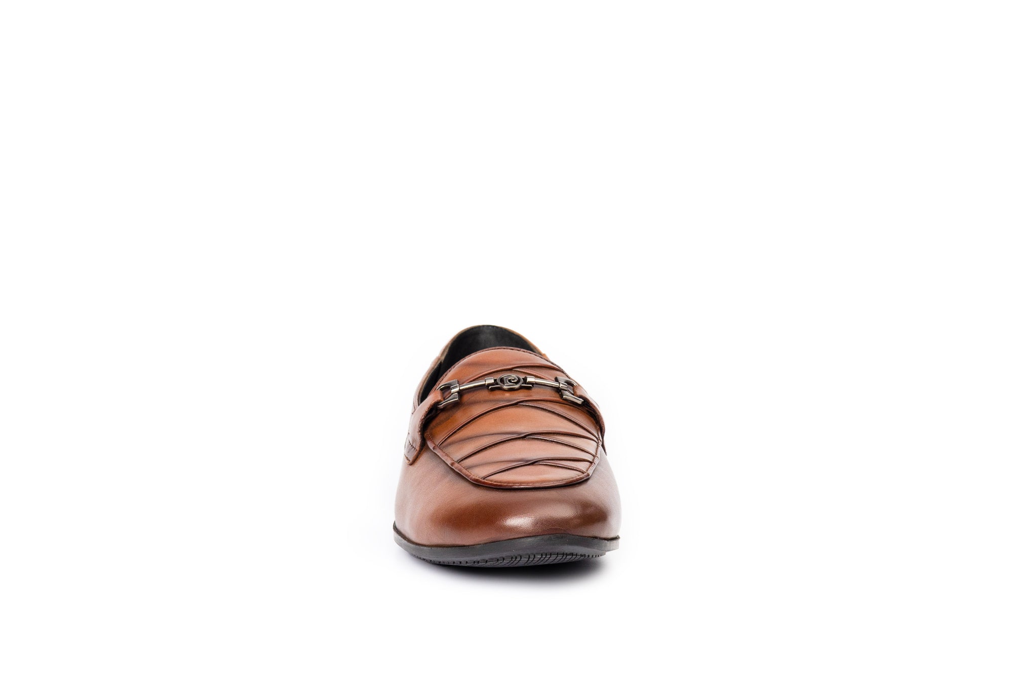 The Traveller: Patterned Cognac Loafer