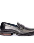 Onyx: Textured Black Loafer