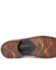 Onyx: Textured Cognac Loafer