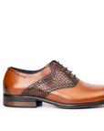Onyx: Textured Cognac Oxford