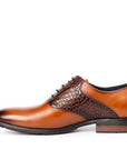 Onyx: Textured Cognac Oxford