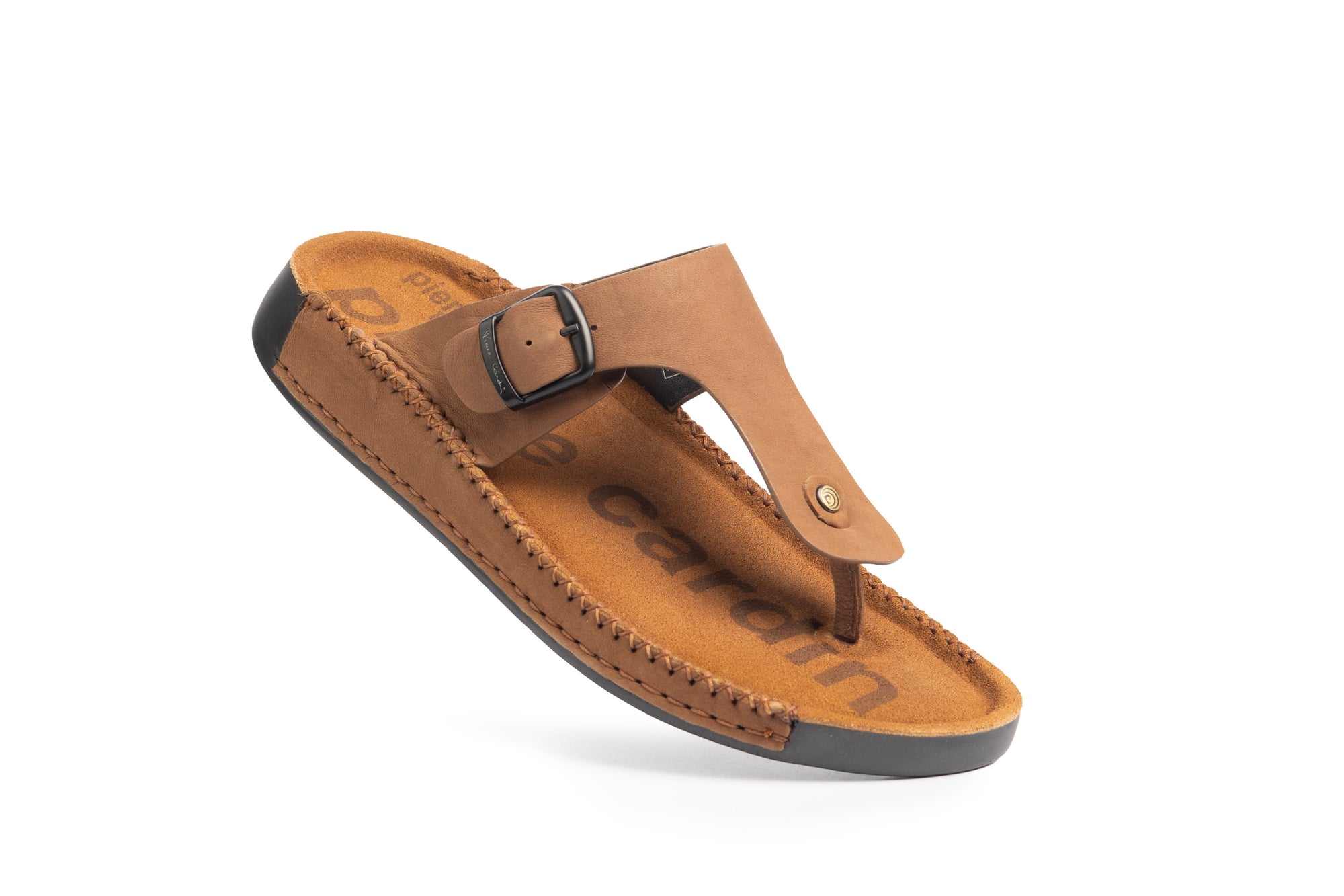 Riviera: Camel Nubuck Thong