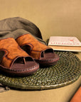 Airflex: Tan Wave-cut Sandal