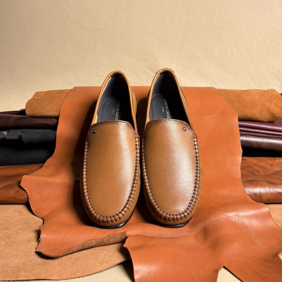 San Marino Tan Slip-on
