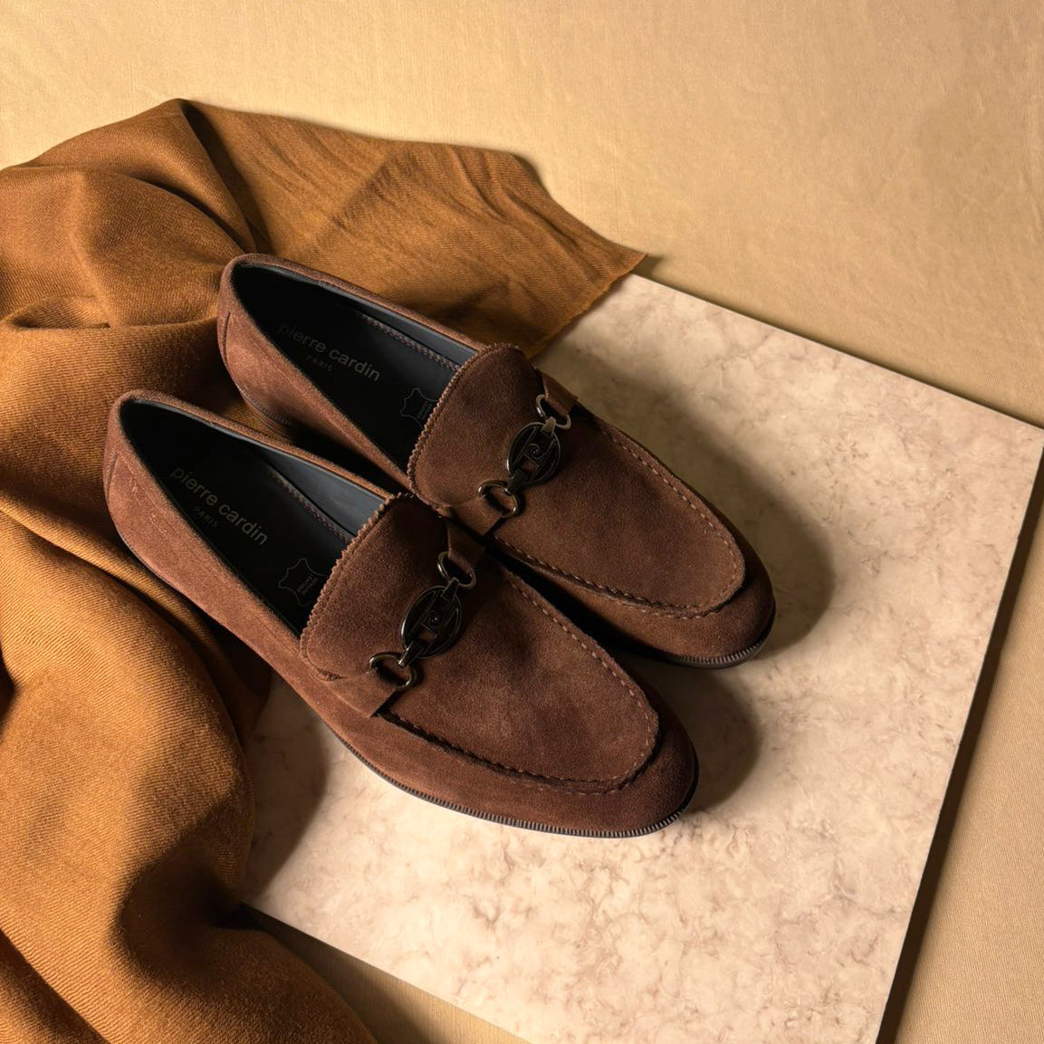 Turin Café Suede Loafer