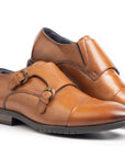 Double Strap Cognac Monk