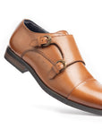 Double Strap Cognac Monk