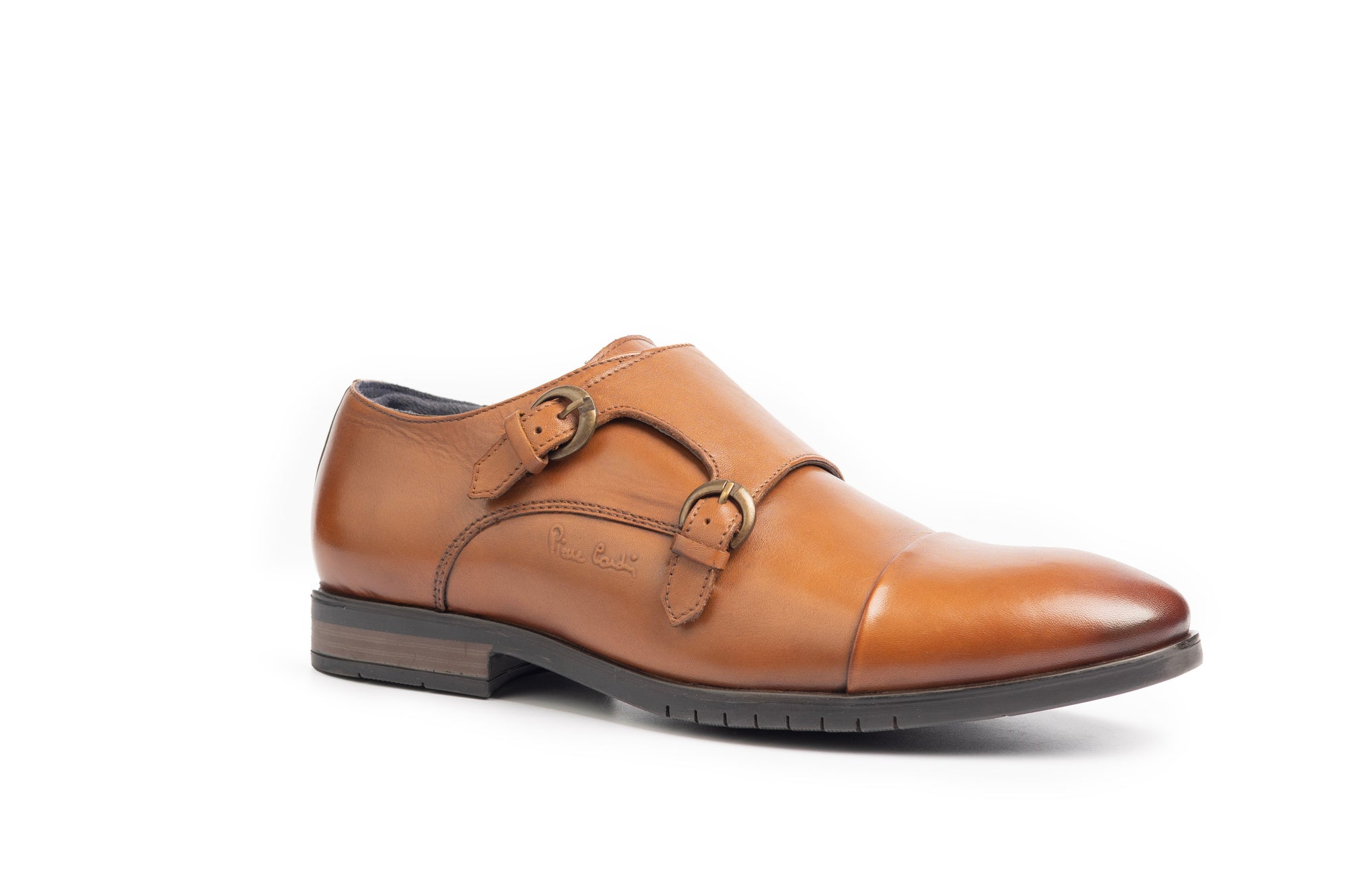Double Strap Cognac Monk