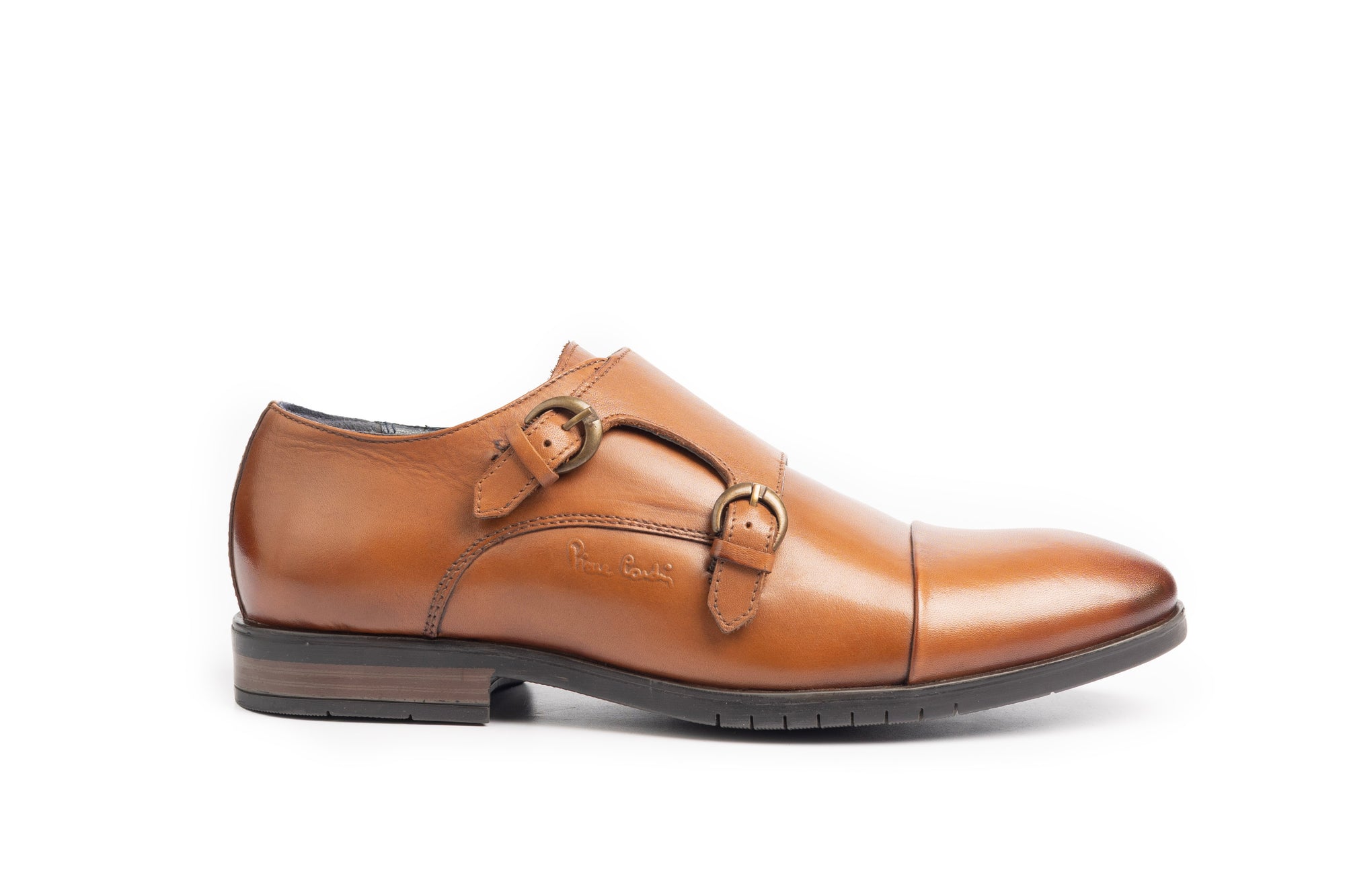 Double Strap Cognac Monk