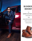 Alpine:Cognac Cap Toe Boot